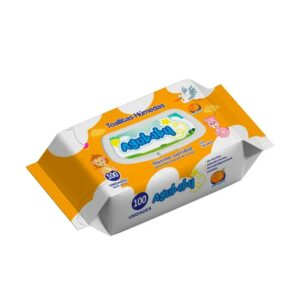 TOALLITA HUMEDA AGUBABY CLASSICA 100UND