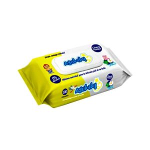 TOALLITAS HUMEDAS AGUBABY MANZANILLA 100UND
