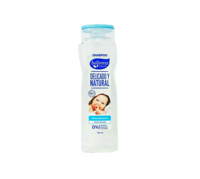 SHAMPOO BALLERINA DELICADO Y NATURAL HIPOALERGICO 750ML