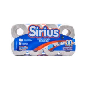 PAPEL HIGIENICO SIRIUS 8X30