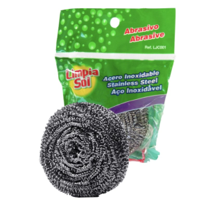 ESPONJA DE ACERO INOXIDABLE LIMPIA SOL