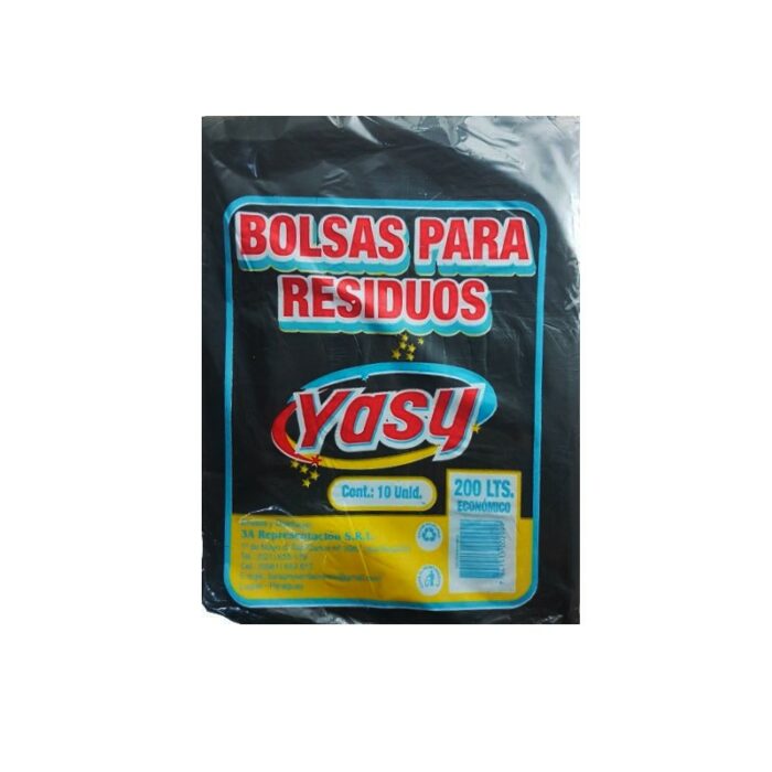BOLSA DE BASURA YASY 200LTS