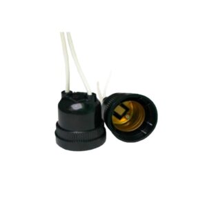 PORTA FOCO PERLEX NEGRO CON CABLE