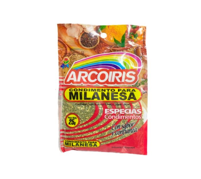 CONDIMENTO PARA MILANESA ARCOIRIS 25GR