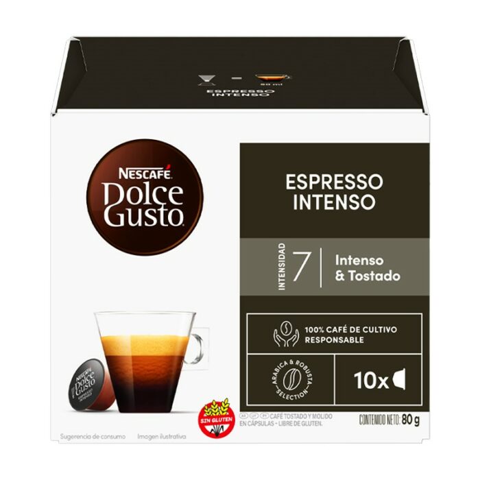 CAPSULAS DOLCE GUSTO EXPRESSO INTENSO 80GR