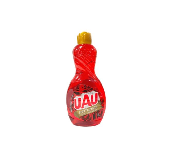DESINFECTANTE UAU PERFUMADO FLORES ROJAS 1LT