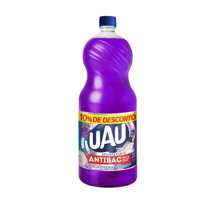 DESINFECTANTE UAU PERFUMADO LAVANDA 2LTS