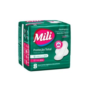TOALLA FEMENINA MILI PROTECCION TOTAL ALAS SECA 8UND