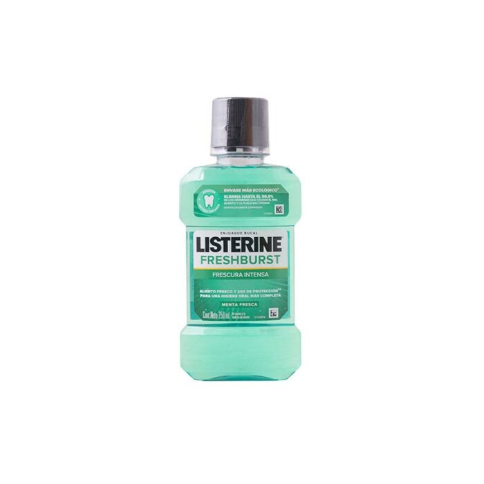 ENJUAGUE BUCAL LISTERINE FRESHBURST MENTA FRESCA 250ML