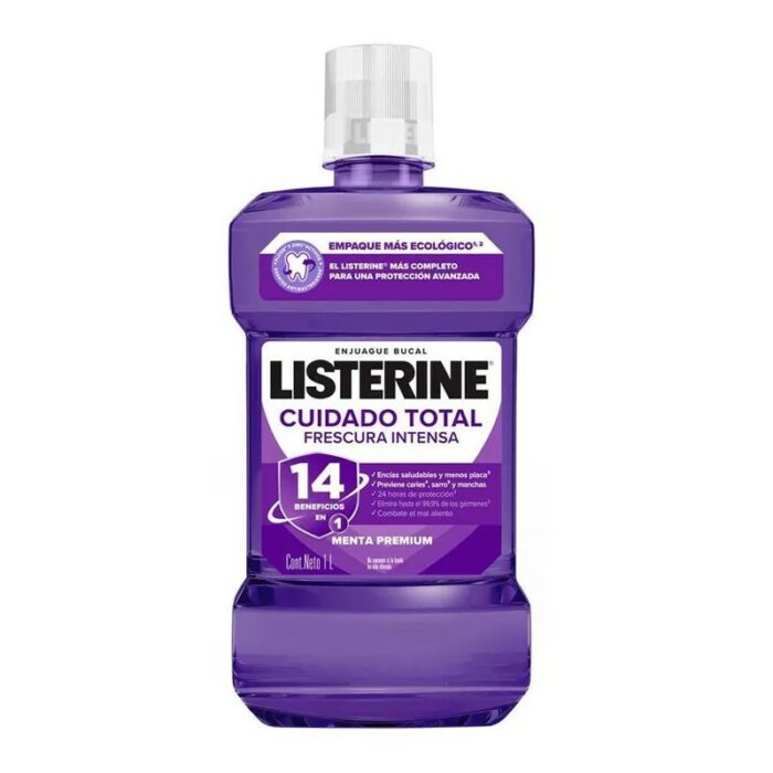 ENJUAGUE BUCAL LISTERINE CUIDADO TOTAL FRESCURA INTENSA 500ML