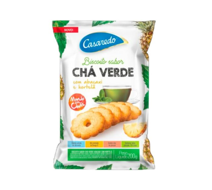 GALLETITA CASAREDO TE VERDE CON PIÑA 2000GR
