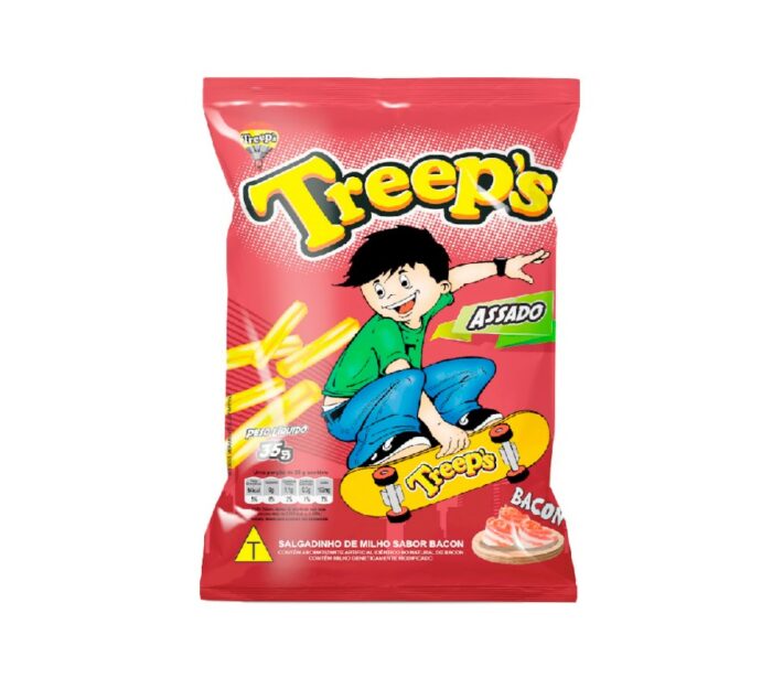 PIPOCA TREEPS SABOR PANCETA 35GR