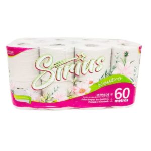 PAPEL HIGIENICO SIRIUS NEUTRO 60X16