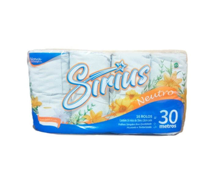 PAPEL HIGIENICO SIRIUS 30X16