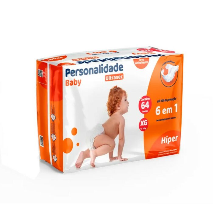 PAÑAL PERSONALIDAD BABY XG 64UND