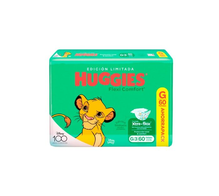 PAÑAL HUGGIES FLEX G 60UND