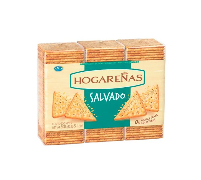 GALLETITAS HOGAREÑAS SALVADO TRIPACK 200GR