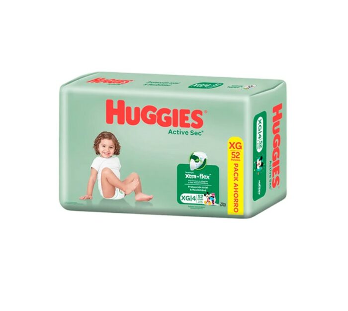 PAÑAL HUGGIES FLEXI CONFORT XG 52UND