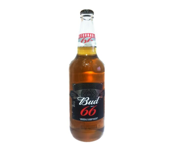 CERVEZA BUDWEISER 66 RETORNABLE 1L