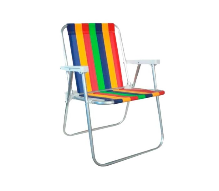 SILLA DE PLAYA ALUMINIO 90 KG COLORIDA