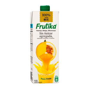 JUGO FRUTIKA NARANJA MANGO MBURUCUYA SIN AZUCAR 1L