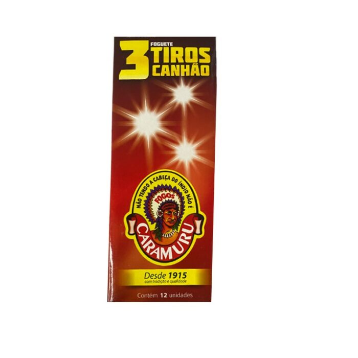 COHETE 3 TIROS CAÑON 12 UND
