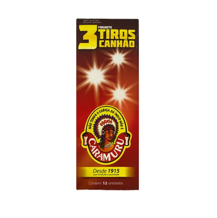 COHETE 3 TIROS CAÑON 12UND