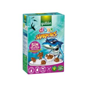 GALLETITA DIBUS SHARKIES SIN GLUTEN GULLON 250GR