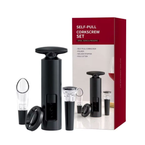 KIT ABRIDOR DE VINO MANUAL 4PCS