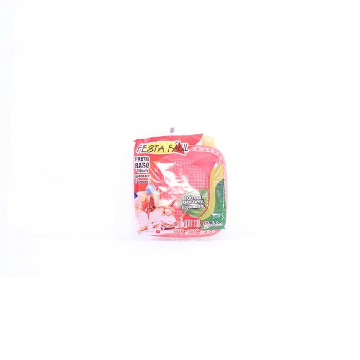 PLATO P/ CUMPLE ROJO 15CM