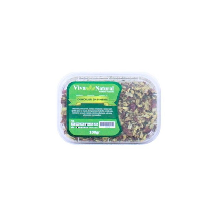 CHIMICHURRI SIN PIMIENTA