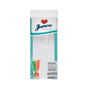 PAPEL SEDA P/CARAMELO COLOR BLANCO 48 UND