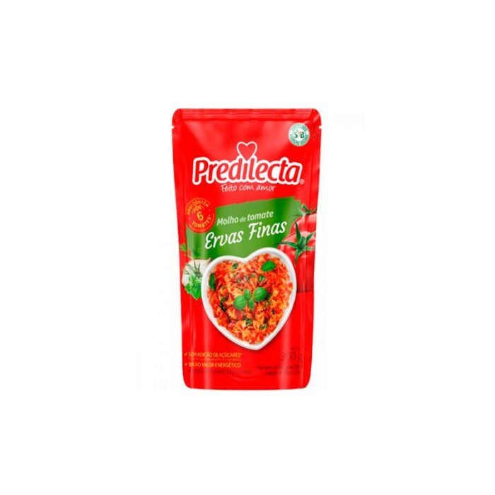 SALSA DE TOMATE PREDILECTA ERVAS FINAS 300GR