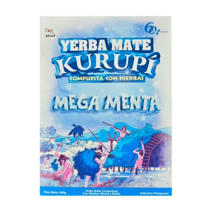YERBA MATE KURUPI MEGA MENTA 500G
