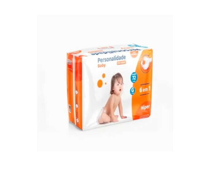 PAÑAL PERSONALIDADE BABY HIPER 72 UND 8-12G