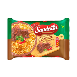 FIDEO SANDELLA COSTILLA CON PIMIENTA 85GR