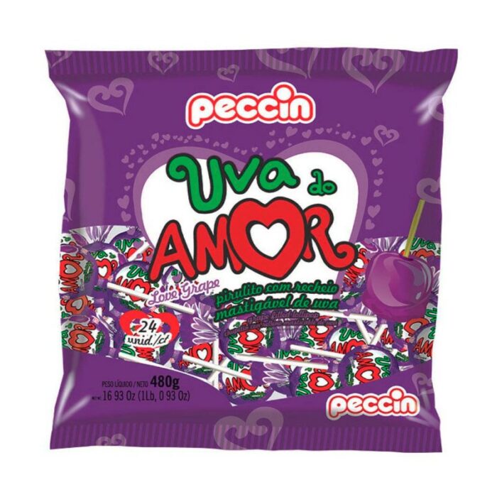 CHUPETIN PECCIN AMOR UVA 480 GR