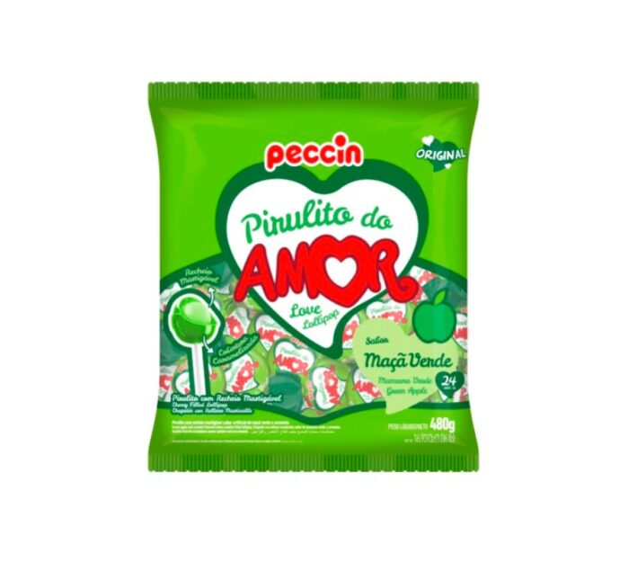 CHUPETIN AMOR PECCIN MACA VERDE 480 GR