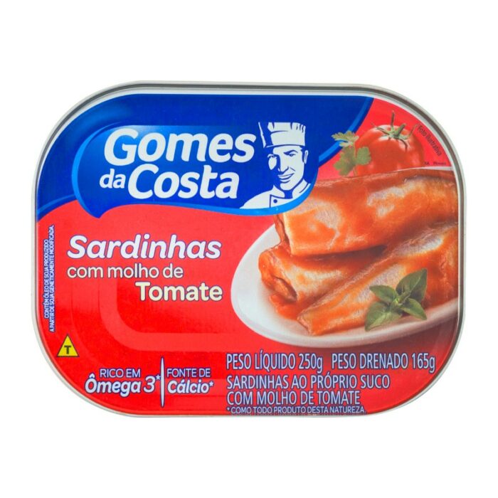 SARDINA CON SALSA DE TOMATE GOMES DA COSTA 250GR