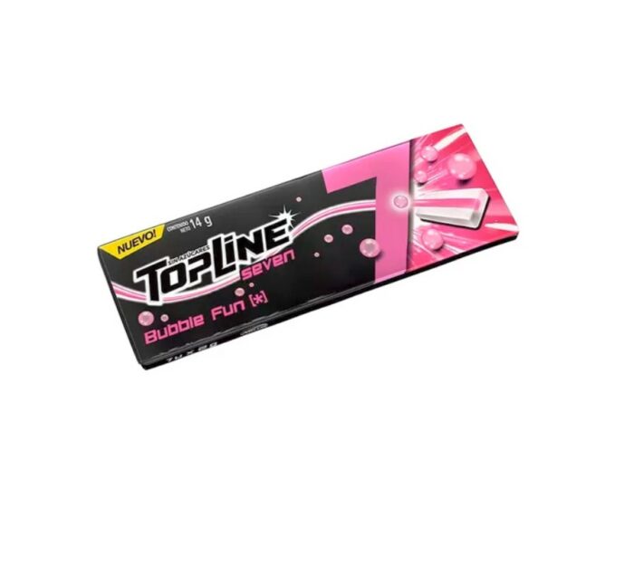 CHICLE TOPLINE SEVEN BUBBLE FUN