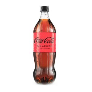 GASEOSA COCA COLA SIN AZUCAR 1LTR