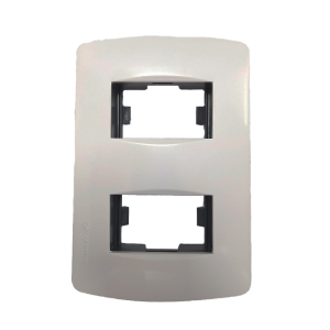 PLACA MODULO DE 2 TOMA