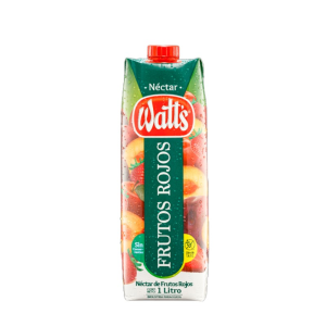JUGO WATTS FRUTOS ROJOS 1LT