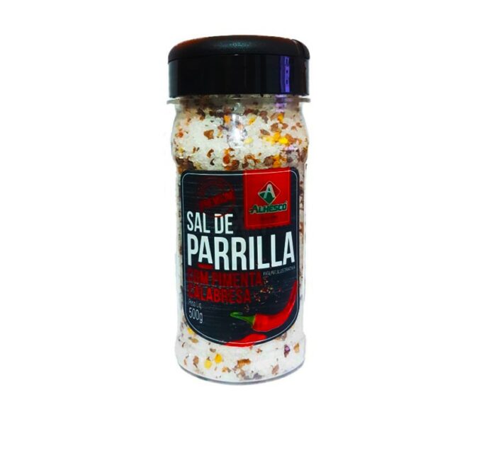 SAL DE PARRILLA COM PIMIENTA CALABRESA ALHESCO 500GR
