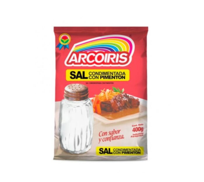 SAL PARR. CONDIMET. C/PIMENTON ARCOIRIS 400GR