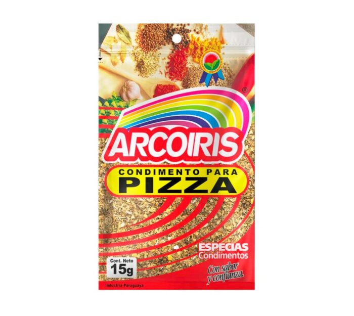 CONDIMENT. PARA PIZZA ARCOIRIS 15GR