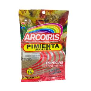 PIMIENTA MOLIDA ARCOIRIS 15GR