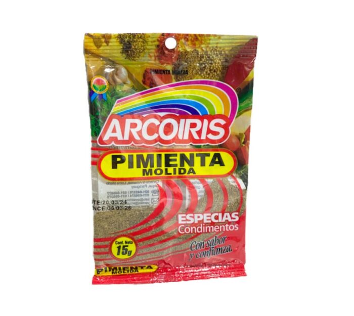 PIMIENTA MOLIDA ARCOIRIS 15GR