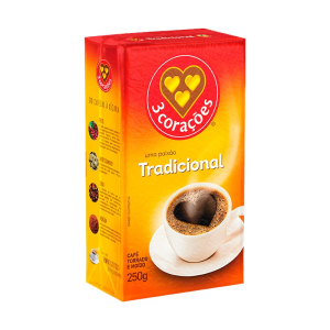 CAFE MOLIDO TRADICIONAL 3 CORAZONES 500GR