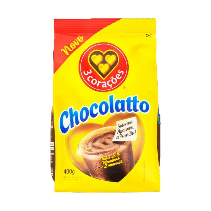 CHOCOLATE EN POLVO 3 CORAZONES 400GR